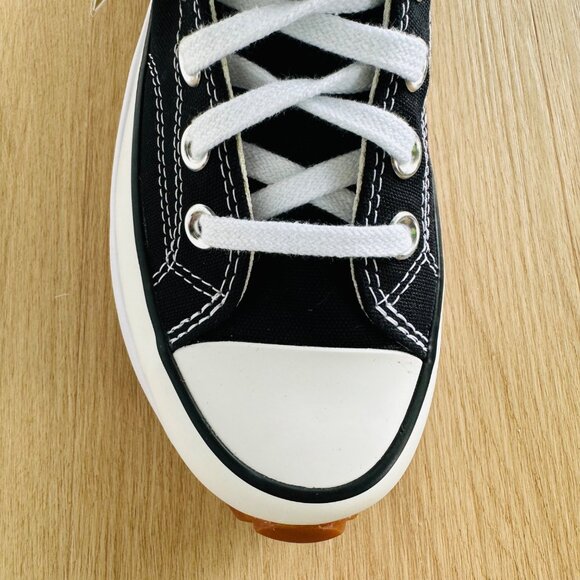 ⭐Converse Run Star Hike Hi 6.5 Mens Shoes Black Platform Canvas Sneakers 166800C - Picture 9 of 9